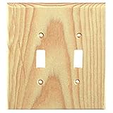 Sierra Lifestyles Traditional Switch Plate, 2 Toggle, Knotty Pine by Sierra Lifestyles