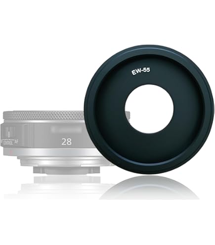 Amazon | F-Foto EW-55 互換フード (適合レンズ: キヤノン RF 28mm F2
