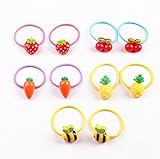 【爱莉セレクトショップ】ヘアゴム 子供 キッズ こども かわいい リボン ヘアアクセサリー 20点 セット 髪ゴム フルーツ ベビー 女の子 髪飾り おしゃれ カラフル 髪留め 王冠 誕生日プレゼント