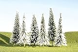 Bachmann Trains inches 4 inches Pine Trees with Snow 9 Per Box [並行輸入品]