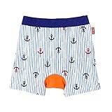 ミキハウス ホットビスケッツ (MIKIHOUSE HOT BISCUITS) ベビーパンツ 72-3116-970 70cm 白×ブルー