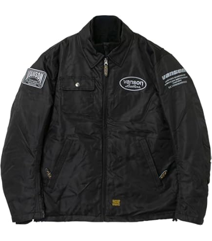 Amazon | [バンソン] コーチジャケット ネイビー 2XLサイズ SVS2405W