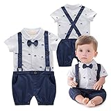 VIYOR 男の子 ベビー服 子供服 カバーオール 結婚式 出産祝い 半袖 ロンパース 70