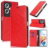 OPPO A79 5G ケース オッポ oppo a79 5g 手帳型 oppo a79 5g ワイモバイル カバー oppo a79 5g 手帳ケース oppo a79 5g case zouzt 革レザー ソフトケース 財布型 カード収納 横置きスタンド機能 二つ折り ベルトなし マグネットなし 軽量 手作り 耐久性 大人 オシャレ 4色 レッド