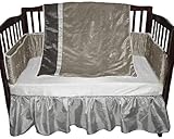 Baby Doll Crocodile Crib Bedding Set, Chardonnay by BabyDoll Bedding [並行輸入品]