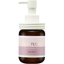 Amazon | &Cream (アンドクリーム) モイスト セラム ヘアオイル 100ml