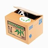 traderplus Stealingパンダコイン保存お金ボックス – 貯金箱 – Panda Bear – Great Gift for any子