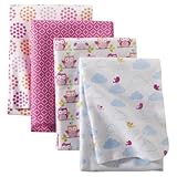Circo Up We Go 4pk Flannel Receiving Blankets by Circo [並行輸入品]