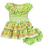 lele DRESS ベビー・ガールズ US サイズ: 12 Months カラー: グリーン