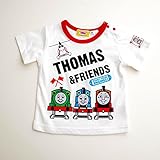 きかんしゃトーマス 半袖Tシャツ 80ｃｍ/90ｃｍ/95ｃｍ（88308） (80cm, ホワイト)