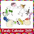 2014 ココちゃん 家族カレンダー C-575-RY