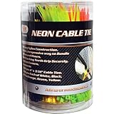 IIT 26280 Neon 4-Inch Cable Ties, 500-Piece by IIT