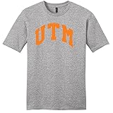 NCAA Tennessee Martin SkyhawksアーチソフトスタイルTシャツ、ライトヘザーグレー、大