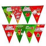 Doitsa ガーランド フラッグガーランド DIY バナー ガーランド 誕生日会 バースデー クリスマス 飾り付け 庭 インテリア デコレーション 写真 道具 リネン