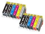 インクカートリッジ Canon bci-321 320xlpgbk 6MP*2パック全12本セットインクタンク bci-321 bk/c/m/y/gy +bci-320 マルチパックX2 対応キヤノンプリンター機種: PIXUS MP990 MP980 (MP640 MP630 MP620 MP560 MP550 MP540 MX870 iP3600 iP4600 iP4700 MX860ではbci321xl GY（グレー）以外は使用可能) 大容量 yubang