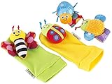 Lamaze Gardenbug足Finder & Wrist Rattleセット – 0 – 12 Months – 最初Adventures