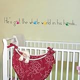 Pop Decors He's got the whole world in his hands Wall Stickers by Pop Decors