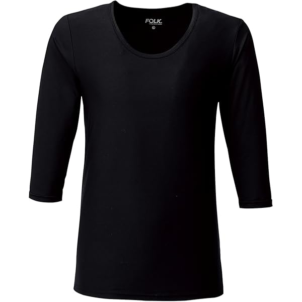 Amazon.co.jp: Tシャツ(男女兼用・8分袖) CE423-1(クロ) S 住商