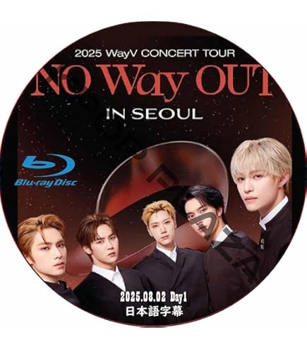 Amazon.co.jp: WayV DVD [Blu-ray] 2025 WayV Concert Tour [NO Way