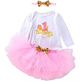 Amazon Littlespring 子供 誕生日 服 ｔシャツ チュール スカート キッズ 女の子 ベビー 1歳 2歳 3歳 4歳 5歳 6歳 プレゼント 100日祝い 記念撮影 スカート 通販