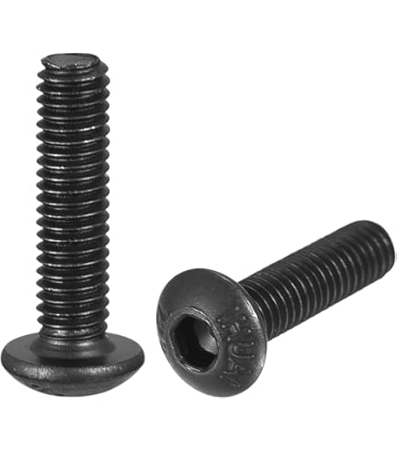 Uxcell M4-0.7x60mm Button Head Socket Cap Screws