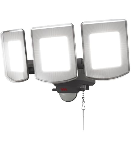 Amazon.co.jp : ムサシ RITEX フリーアーム式LEDセンサーライト(12W×3