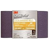 3M SandBlaster 9194NA 3-Inch by 24-Inch 120-Grit Finishing Power Sanding Belt [並行輸入品]
