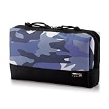 エレコム ポーチ バッグインバッグ アクセサリ/ガジェット収納 6つの仕切りポケット付き CORDURA1000 (撥水 高耐久)迷彩ネイビー BMA-CDGP01T2