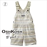 OSH KOSH オシュコシュ,正規品.ハーフ,オーバーオール キッズ サロペット 2.ベージュ 12ヶ月（80cm）