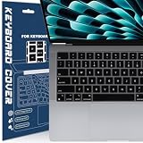 【英語 (US)配列】Macbook Pro 14/16 (A3112/A3401/A3403) / Macbook Air 13/15 (A3240/A3241/A3113/A3114/A2941/A2681)/ Macbook Pro 14/16 (A2991/A2992) 用 キーボードカバー 対応M4/M3/M2 チップ A2779/A2780 防塵 耐磨 保護フィルム