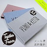 名入れ フォトアルバム [ フキダシ ]　Together Forever (グレー)