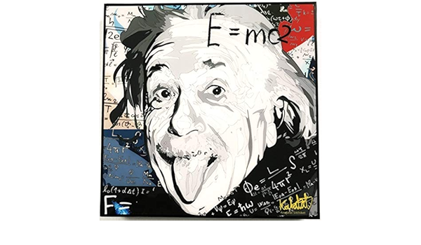 Amazon インテリア雑貨 Art Work ポップアートパネル おしゃれな壁掛け アインシュタイン 相対性理論 海外雑貨 並行輸入品 アートフレーム ポスター オンライン通販
