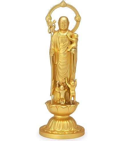 Amazon｜仏壇屋 滝田商店 仏像 水子地蔵菩薩(子安地蔵菩薩) 合金製青銅