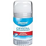 Dermal Therapy Crystal Deodorant Rock | Natural Protection & Leaves No Stains | 120g