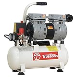 TrueTools 静音 オイルレス エアーコンプレッサー 8L TRTO-SC8L