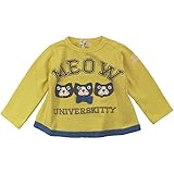 【秋冬物】 CHILD CHAMP(チャイルド チャンプ) スラブ裏毛3匹のネコトレーナー 90cm /MS NO.C-86153105