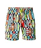 [ハットレイ] Hatley Kids ボーイズ Surfboards Boardshorts (Toddler/Little Kids/Big Kids) 水着 Blue 2T Toddler [並