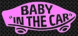 ステッカータウン VANS風 BABY IN THE CAR ベビーインカー B ピンク