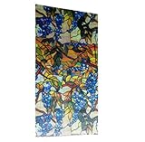 アイサキ ステンドグラス 風 ウィンドウ フィルム ステンドグラス シート ウィステリア (80cm×60cm)