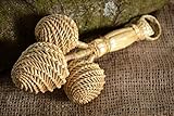 ハンドメイドEco Friendly RattleおもちゃWovenの天然ストローfor Babies