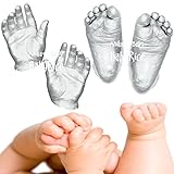 BabyRice Anika-Baby 12 Casts/ Large Baby Casting Kit (Metallic Silver)