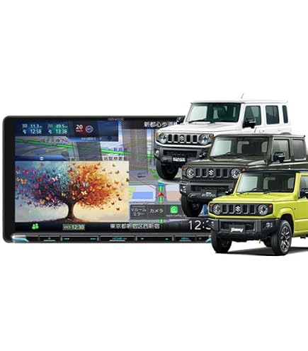 Amazon.co.jp: 8V型彩速ナビMDV-S811HDL+ジムニー(JB64W型)/ジムニー