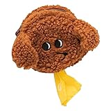 BITE ME(バイトミー) プードルうんち袋ポーチ［ブラウン］ | ペット うんち袋 エチケット袋 犬 ポーチ お散歩バッグ ぬいぐるみポーチ ペットグッズ ペット用品 犬グッツ 犬用品 うんち袋ホルダー