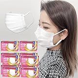 [OHTE] 新快適 プリーツ 不織布 マスク 小さめ 50枚×10個 ゴム幅6mm 耳が痛くなりにくい カケンテスト認証 全国マスク工業会会員 145mm×90mm