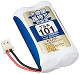 ELPA エルパ 子機用 大容量長持ち充電池 TSA-101