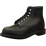 [レッドウイング] HERITAGE WORK SuperSole 6" Moc-Toe ブラック「クローム」8133
