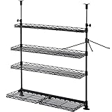 山善(YAMAZEN) キッチンラック 突っ張り 幅60 ブラック TKRO-603*(BK)