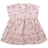 《初夏盛夏対応》(日本製) Pample Mousse(パンプルムース) 針抜き天竺小花柄半袖チュニック 80cm /PK NO.DP-72152