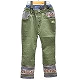 クリフメイヤー キッズ 裾レイヤードパンツ 120 KHAKI 1424014K
