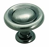 Amerock BP1386PWT Hint of Heritage Recessed Ring Knob, Pewter, 1-1/4-Inch Diameter [並行輸入品]
